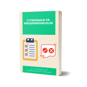 pressemeddelelse feedback